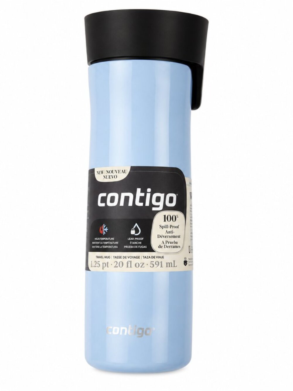 Contigo West Loop 3.0 Stainless Steel Insulated Travel Mug, Leak Proof with Auto
